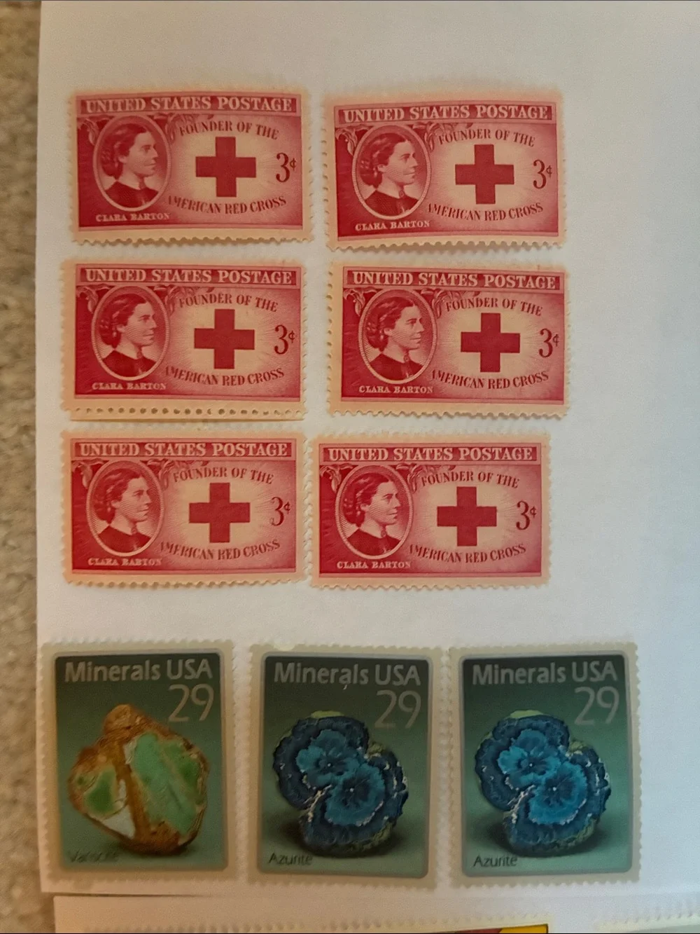 Vintage US Stamp Set